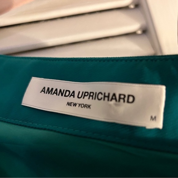 Green One Shoulder Dress - Picture 4 of 4